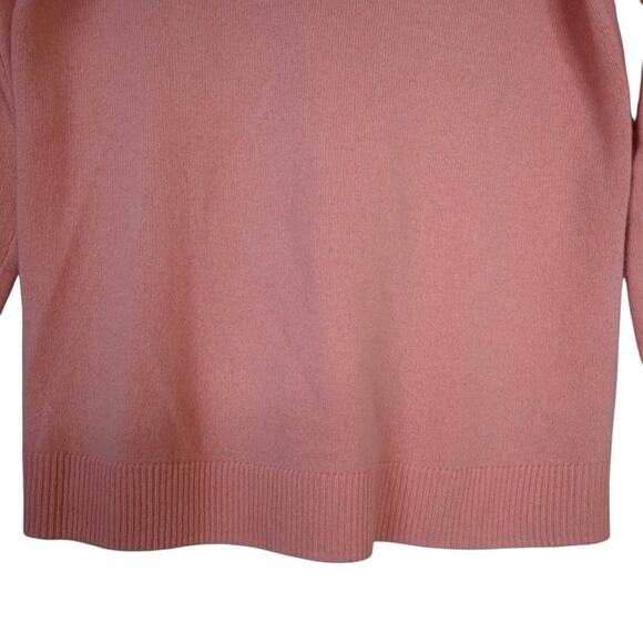 Talbots Pure Cashmere Womens MP 3/4 Sleeve Sweater in Peach - Picture 7 of 10
